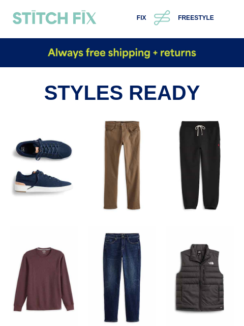 stitchfix newsletter: Your next look: handled
