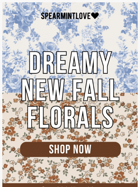 spearmintlove newsletter: The Dreamiest Florals Have Arrived 💐