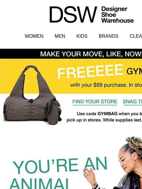 dsw newsletter: All the tail wags for ANIMAL PRINTS