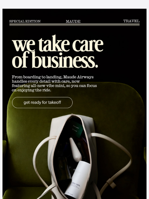 getmaude newsletter: ready for takeoff.