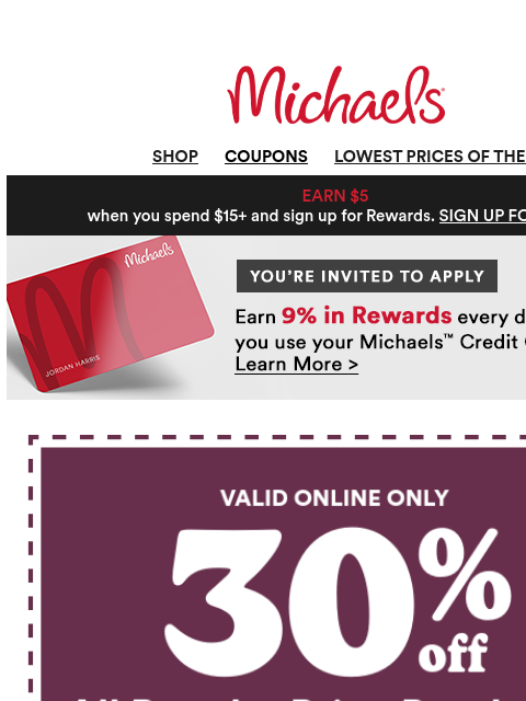 michaels newsletter: Introducing: The Knit & Sew Shop! Come see what’s ...