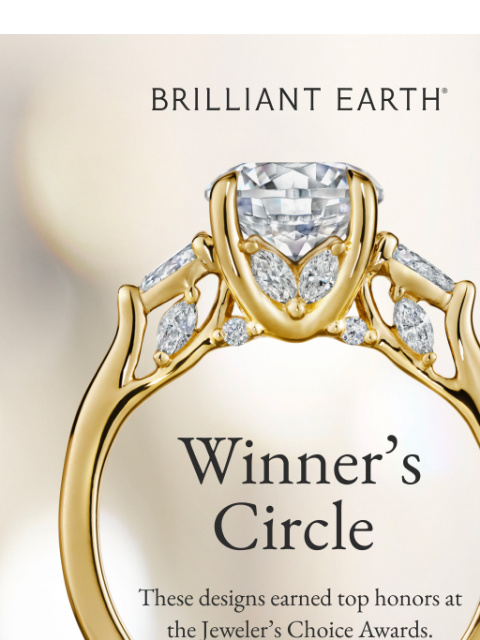 brilliantearth newsletter: Meet our award-winning rings 🏆