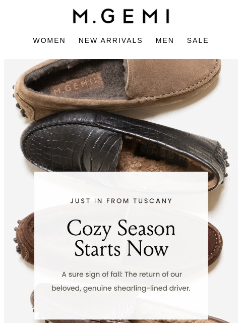 mgemi newsletter: Warm Welcome: The Felize Shearling