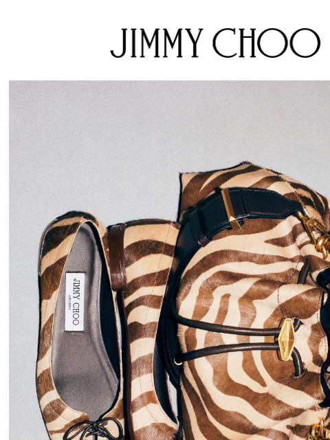 jimmychoo newsletter: New In: Zebra Print