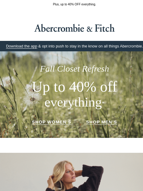 abercrombie newsletter: NEW | Abercrombie x Kathleen Post
