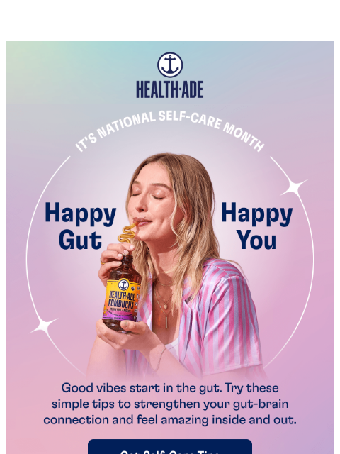 health-ade newsletter: Fizz your way to feelin’ good 😌