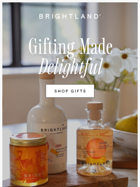 brightland newsletter: Gifts for Every Fall Celebration 🍂