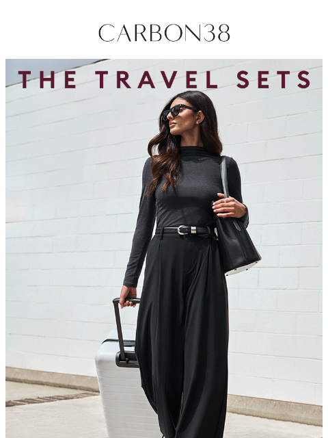carbon38 newsletter: Sets that travel well...