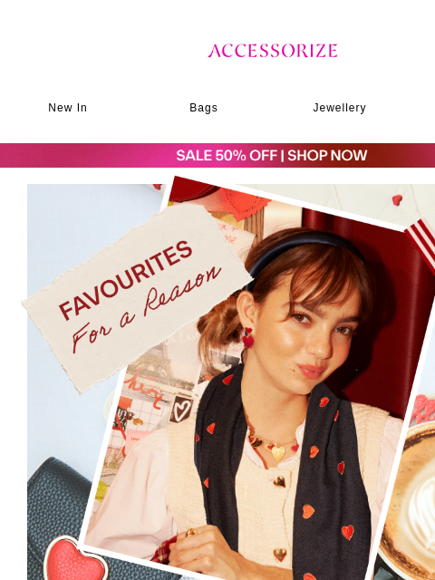 accessorize newsletter: Nice to meet new 🤝💗 