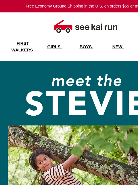 seekairun newsletter: Meet the Stevie: A See Kai Run Classic 👟