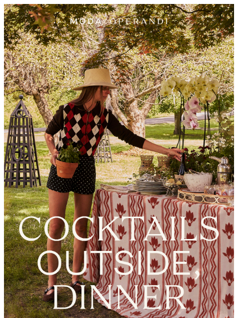 modaoperandi newsletter: The Fall PARTY Playbook