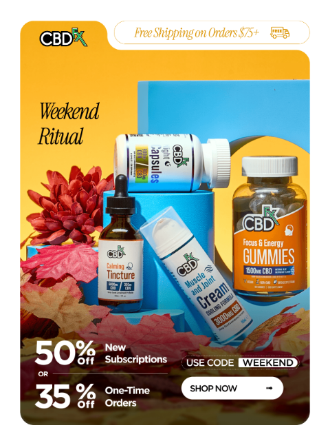 cbdfx newsletter: Never run out again 🍂