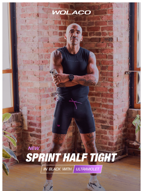wolaco newsletter: NEW COLOR | The Sprint Half Tight ⚡