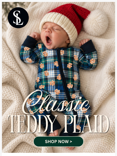 spearmintlove newsletter: 🧸 NEW: Classic Teddy Plaid