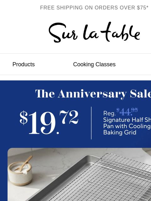 surlatable newsletter: It's time to throw out your old sheet pan.