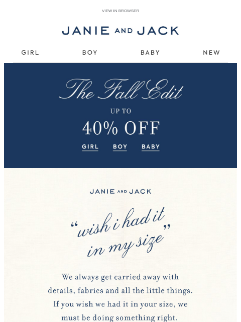janieandjack newsletter: The blazer everyone wants…