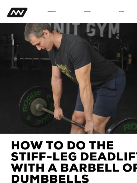 Master the stiff-leg deadlift and you'll bring up your hamstrings fast. SUPPLEMENTS NUTRITION FITNESS APPAREL If you've been curious about steel mace training but don't know where to begin,