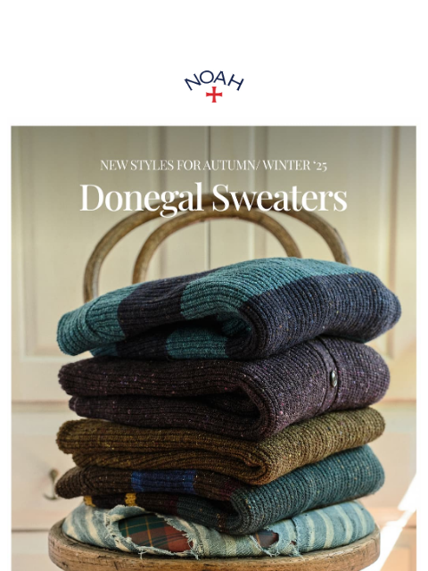 noahny newsletter: New Arrivals: Donegal Sweaters