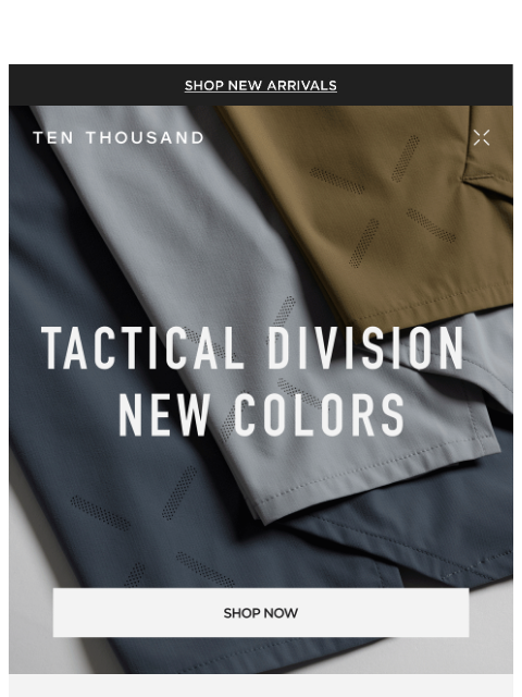 tenthousand newsletter: Limited Colors: Tactical Division
