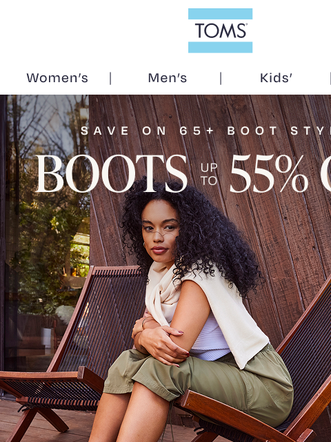 toms newsletter: The Perfect Autumn Boot Is on Sale!