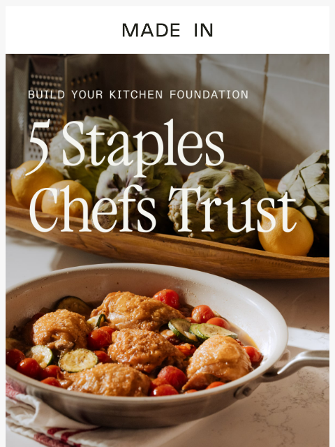 madeincookware newsletter: 5 Tools Every Cook Should Own