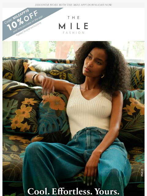 orchardmile newsletter: Denim that doesn’t try too hard