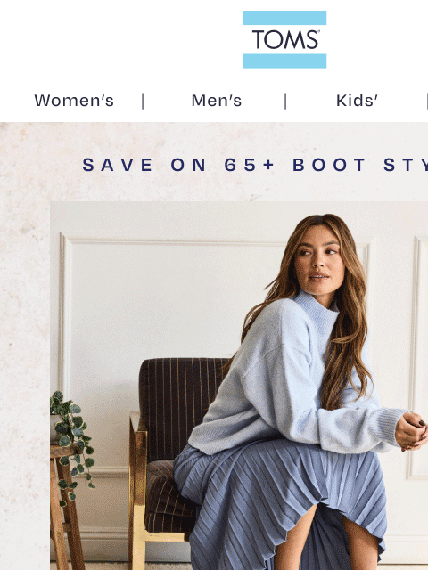 toms newsletter: Wedges that Wow—Boots Start at $49