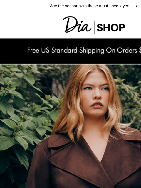 dia newsletter: Guide to Fall Layering 🤎​