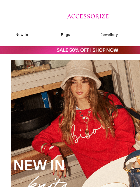 accessorize newsletter: Yes, we do knitwear