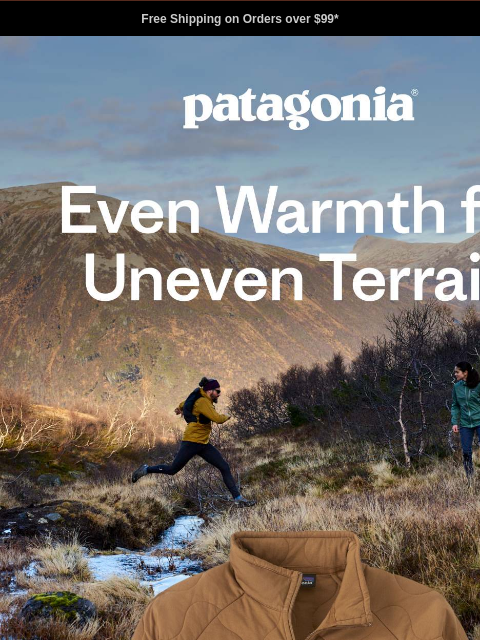 patagonia newsletter: A quilted jacket that lets you toss and turn