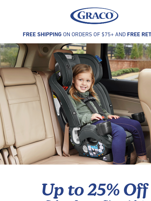 gracobaby newsletter: Up to 25% Off for Fall Adventures 🍁