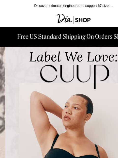dia newsletter: Meet CUUP: Bras Made for A-H Cups 🤍​