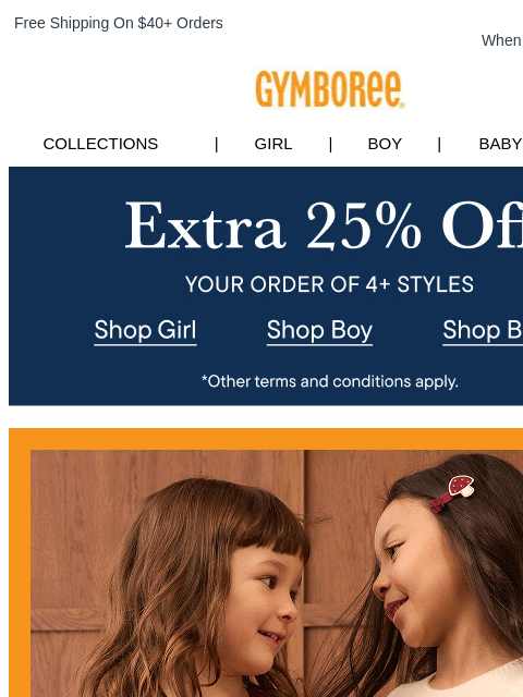 gymboree newsletter: New + Iconic Outfits for Fall Festivities