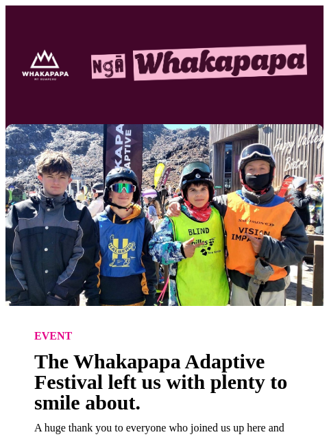whakapapa newsletter: Your Maunga Update: 20th September 2026 ⛰️