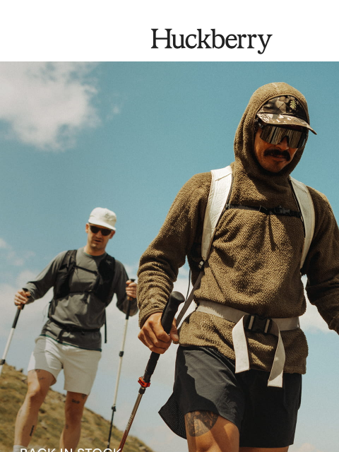 huckberry newsletter: The Return of ShadowFleece™