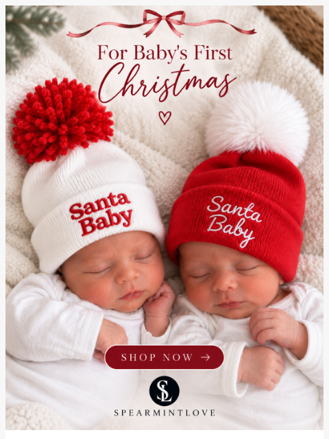 spearmintlove newsletter: For Baby’s First Christmas 🎅✨