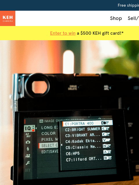 keh newsletter: Make the most of autumn light 🍂
