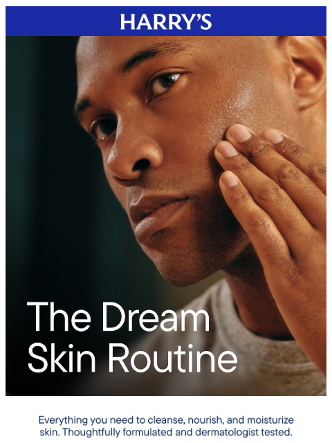 harrys newsletter: Skincare steps to do before hitting the pillow
