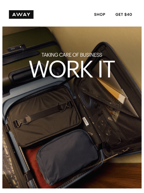 awaytravel newsletter: The business trip, upgraded.