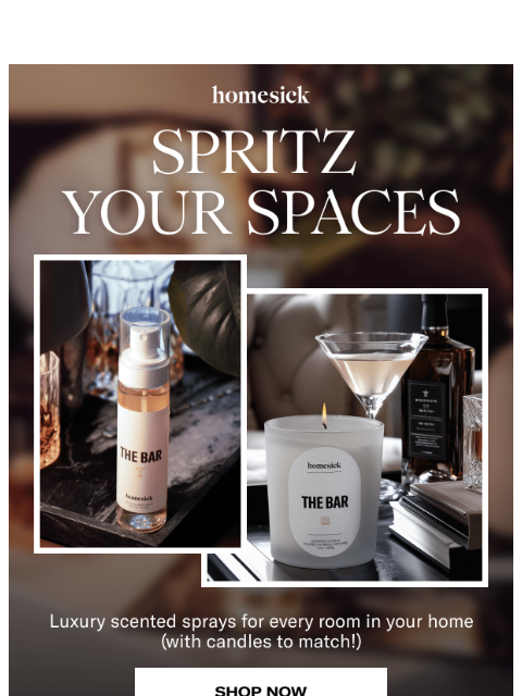 homesick newsletter: Scent your home like a pro 🏠