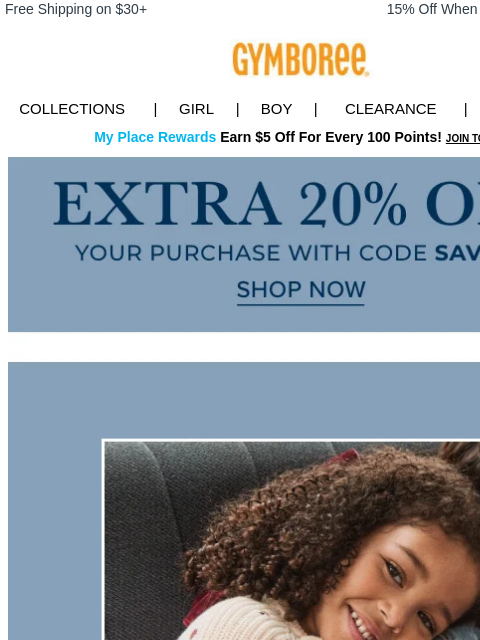 gymboree newsletter: Just Dropped 👇 Fall Styles with All-New Details