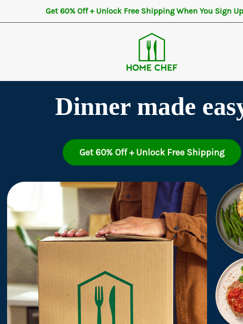 homechef newsletter: Delicious dinners in 30 minutes or less. Express m...