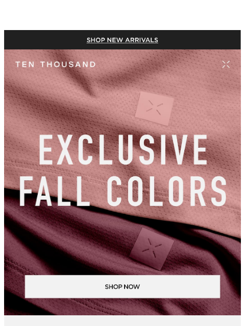 tenthousand newsletter: Just Dropped: Exclusive Interval Shirt Colors