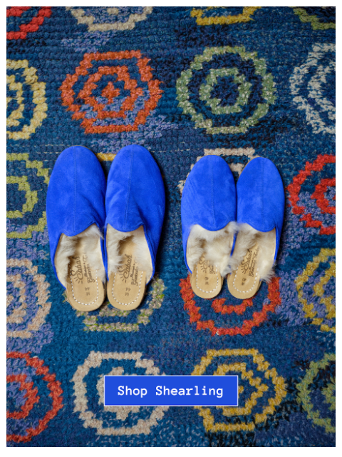 sabah newsletter: NEW: Electric Blue Shearling 🌀🔥