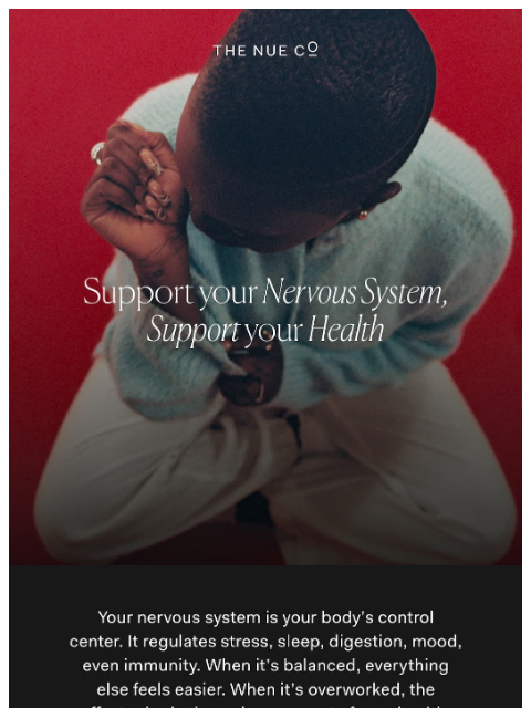 thenueco newsletter: Support your nervous system, support your health