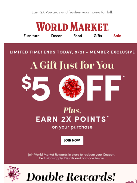 emailworldmarket newsletter: Your $5 Gift EXPIRES TONIGHT! π°ππ°