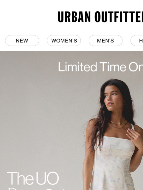 urbanoutfitters newsletter: don’t miss: 30% OFF DRESSES