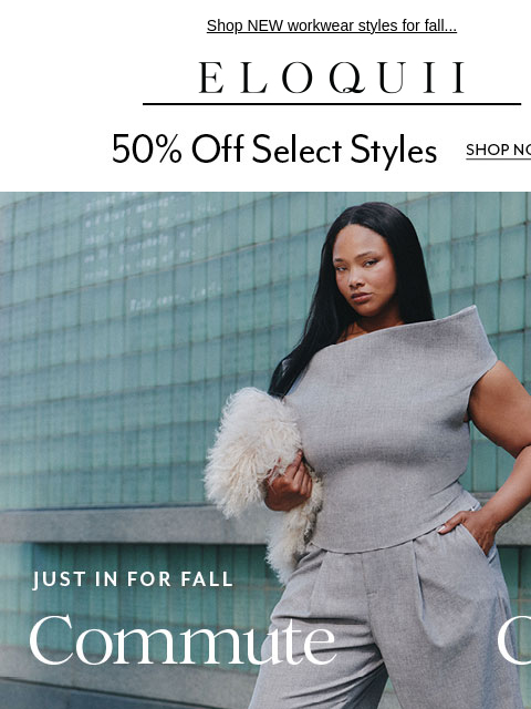 eloquii newsletter: Your commute *just* got cuter
