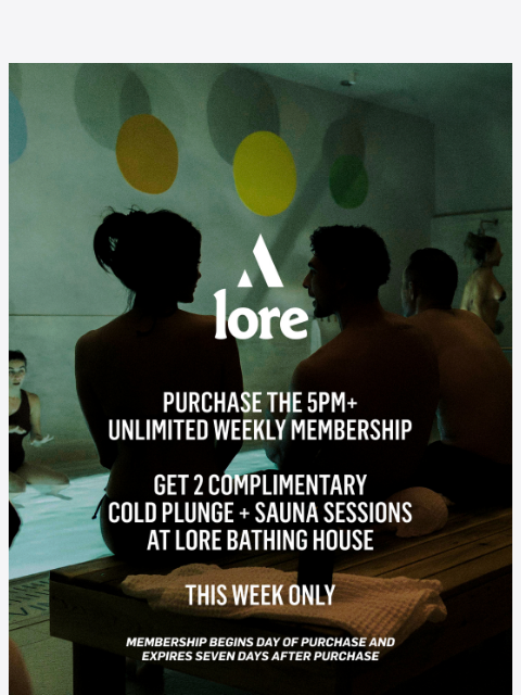 aarmy newsletter: Unlock 2 Free Recovery Sessions at Lore 🏆