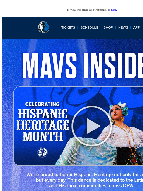 mavsmail newsletter: Mavs Insider Newsletter